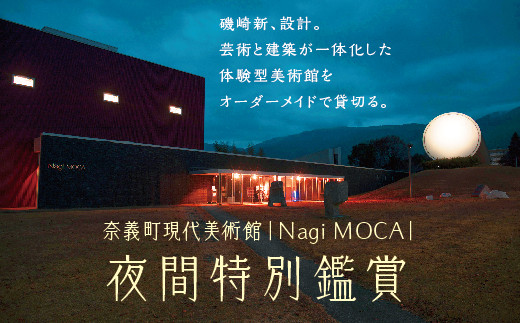 貸切】奈義町現代美術館（Nagi MOCA）夜間特別鑑賞 チケット インスタ