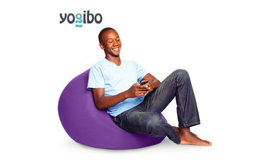 yogibo mini ヨギボーミニ ワインレッド - 床ずれ防止用品