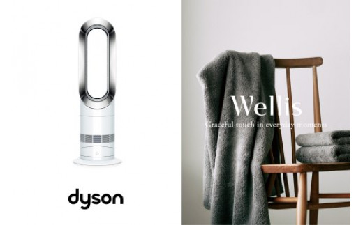 Wellis×Dyson Wellis Dyson Hot+Cool AM09 ファンヒーター（ホワイト