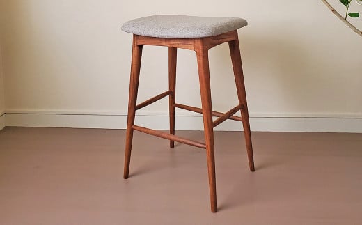 【完全受注生産】 elfin high stool (ハイスツール)【樹種：ブラックウォールナット】 椅子 インテリア