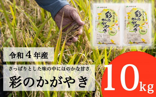 令和4年産】埼玉県産 彩のかがやき 10kg（5kg×2袋）【ブランド米 埼玉