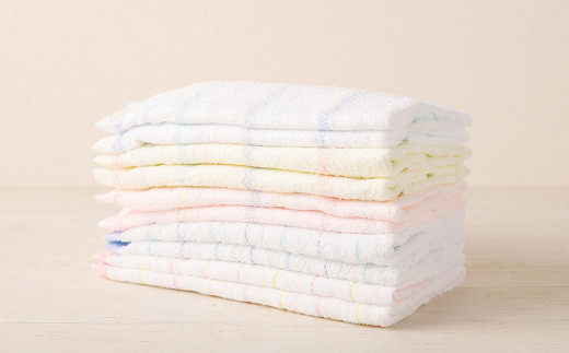 昔ながらの 浴用 たおる 国産 タオル 10枚 セット 綿100% - 福岡県