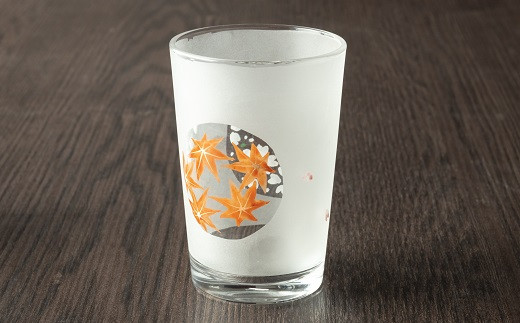 ふるさと納税 ショットグラス（すりガラス）（椿） 京都府井手町 ショットグラス（すりガラス・左馬）135｜井手町｜京都府｜返礼品
