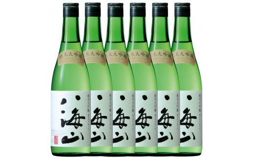 日本酒 八海山 純米大吟醸 45%精米 720ml×6本