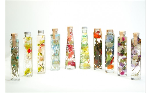 ハーバリウム2本セット（種類おまかせ） - 山梨県富士河口湖町