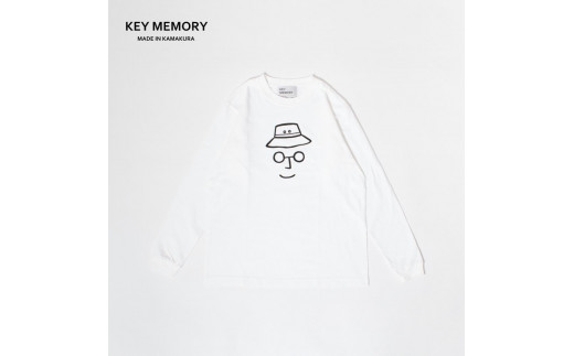 1》【KEYMEMORY】バケットハットロングＴシャツ WHITE - 神奈川県鎌倉