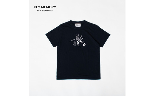 【KEYMEMORY】ミュージックTシャツ NAVY - 神奈川県鎌倉市