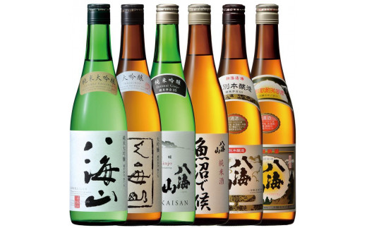 八海山 清酒・特別本醸造・純米・純米吟醸・大吟醸・純米大吟醸 720ml×6本セット - 新潟県南魚沼市｜ふるさとチョイス - ふるさと納税サイト