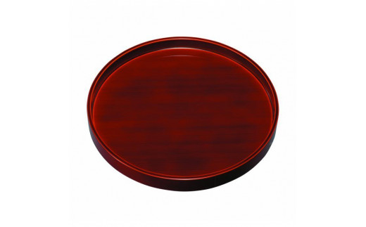 木製丸盆 厚縁 春慶塗 30cm - 和歌山県九度山町｜ふるさとチョイス