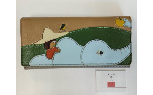ふるさと納税 財布 山梨県 富士河口湖町 「鞄工房　香」レザー長財布「旅人」 鞄工房 香」レザー長財布「旅人」 - 山梨県富士河口湖町