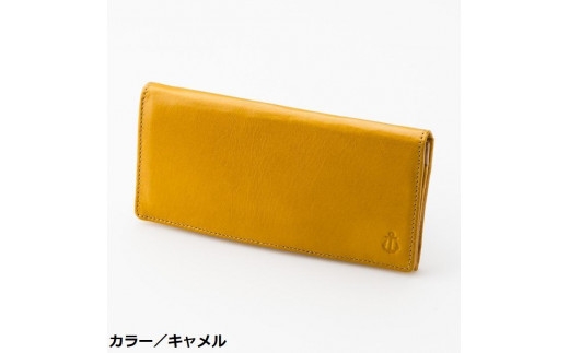 Moist 長財布（カブセタイプ）／ブルー・オレンジ・キャメル・ピンク