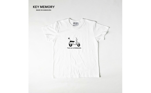 ふるさと納税 服 神奈川県 鎌倉市  1サイズ KEYEMORY鎌倉 ベスパTシャツ サイズ1 1サイズ】【KEYEMORY鎌倉】 ベスパTシャツ - 神奈川県鎌倉市