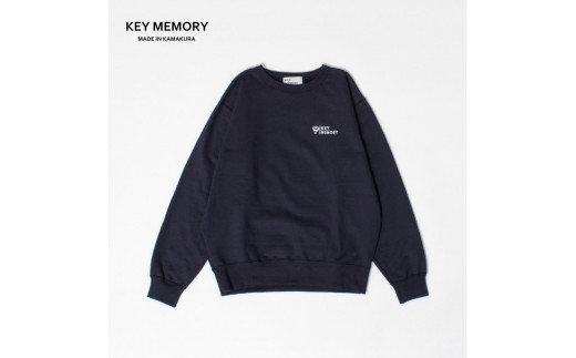 《2》【KEYMEMORY】裏起毛トレーナー NAVY - 神奈川県鎌倉市