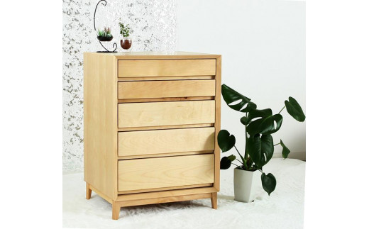 桜の木の収納タンス