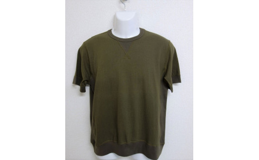 ふるさと納税 服 和歌山県 和歌山市 和歌山吊り天竺フラットシーマVガゼットTシャツ／カーキ 男女兼用 Mサイズ Mサイズ 和歌山吊り天竺フラットシーマVガゼットTシャツ／カーキ【男女