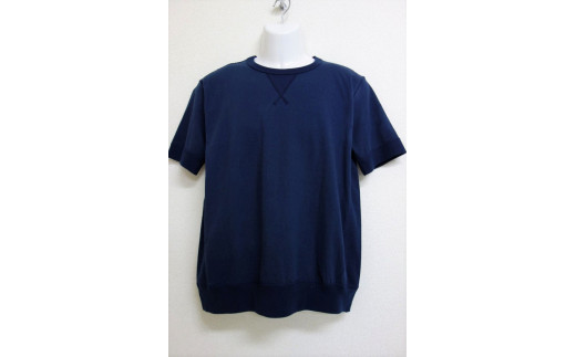 ふるさと納税 服 和歌山県 和歌山市 和歌山吊り天竺フラットシーマVガゼットTシャツ／ネイビー 男女兼用 Mサイズ Mサイズ 和歌山吊り天竺フラットシーマVガゼットTシャツ／ネイビー【男女