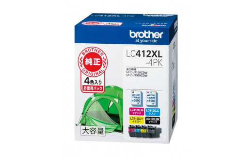 brother LC412XL-4PK-