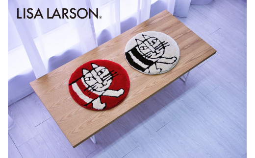 C190　5色から選べるLISALARSON リサ・ラーソン チェアパッド35cm 丸　同色2枚ｾｯﾄ