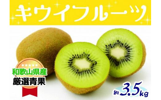 和歌山の太陽のめぐみたっぷり キウイフルーツ(約３.５kg) 11月下旬