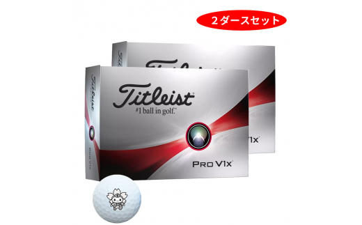 ゴルフボール] タイトリスト PRO V1X ローナンバー イエロー もとまる