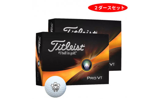 ゴルフボール] タイトリスト PRO V1 ローナンバー ホワイト もとまる