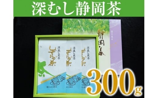 a10-024 深むし静岡茶 100g×3本箱入 - 静岡県焼津市｜ふるさとチョイス - ふるさと納税サイト