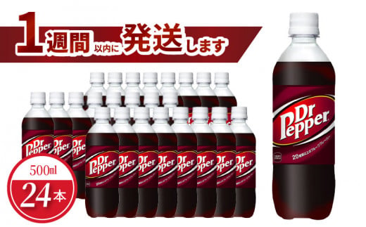 ドクターペッパー PET 500ml（24本入） ドクペ 炭酸 飲料 炭酸飲料 ジュース 炭酸ジュース 清涼飲料水 ドリンク クセになる味わい  病みつき 買いだめ 買い置き お取り寄せ 滋賀県守山市｜ふるさとチョイス ふるさと納税サイト