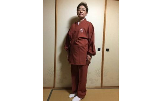ふるさと納税 服 和歌山県 高野町 作務衣（春・夏・秋用） レンガ・Sサイズ レンガ・Sサイズ 作務衣（春・夏・秋用）【レンガ・Mサイズ】 - 和歌山県高野町