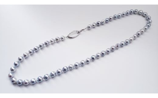 270-02】魅了する自分だけの真珠、バロックパールセミロングネックレス