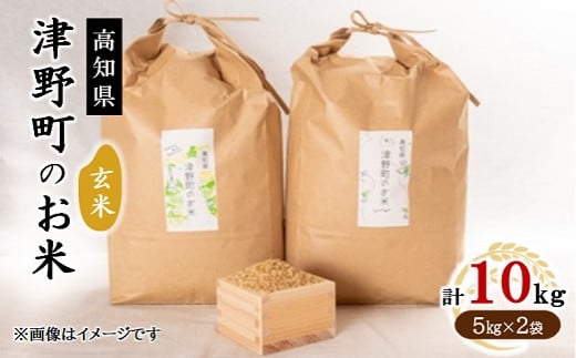 ＜玄米＞津野町米 10kg【1143793】