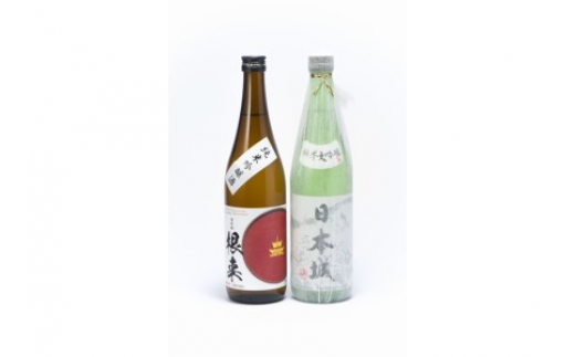 日本城」純米大吟醸酒と純米吟醸酒「根来」720ml飲み比べセット
