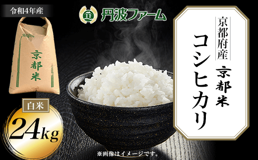 令和4年産＞京都府産コシヒカリ 白米24kg ふるさと納税 米 こめ 白米