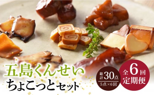ふるさと納税 店主お任せ 地魚くんせい詰め合わせセット 鹿児島県屋久島町 全6回定期便 五島 くんせい ちょこっと 5点 セット 五島くんせい工房 [PDD013] 生ハム チーズ 椿油 おやつ おつまみ 酒の肴  詰め合わせ セット 小分け パック お取り寄せ