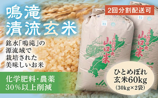 B059 鳴滝清流米玄米60kg - 山口県山口市｜ふるさとチョイス - ふるさと納税サイト