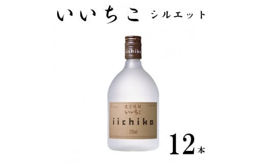 【106105100】いいちこシルエット25度 720ml 12本