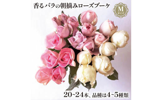 バラ 花束 ブーケ 朝摘み Mサイズ 薔薇 花 ばら 花 パフューム ローズ