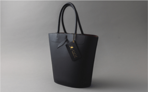 りんごレザー RingoLeather® IVY PRODUCTS コラボ TOTE 【 黒