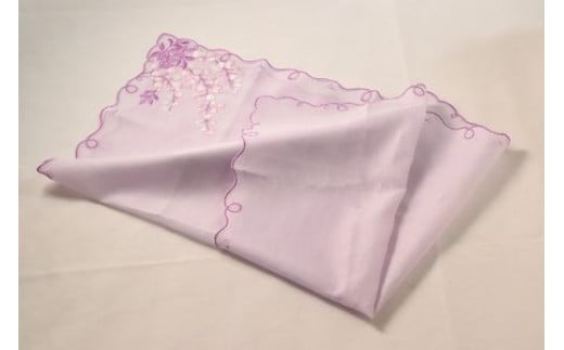 ふるさと納税 小物 ハンカチ・スカーフ 栃木県 足利市  ふるさと納税 藤染めハンカチ1枚＋オリジナルグッズ F7Z-752 ふるさと納税】藤染めハンカチ1枚＋オリジナルグッズ F7Z-752