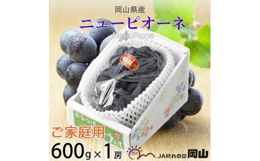 ふるさと納税 里庄町 岡山県産　ニューピオーネ　600g×1房 ふるさと納税ぶどう 2025年先行予約 ニューピオーネ 1房 約600g 岡山
