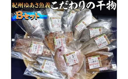 紀州ゆあさ魚義 こだわりの干物　Bセット≪サバ タイ サンマ アジ カマス おかず 冷凍 詰め合わせ≫◇