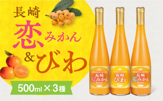 長崎恋みかん・長崎びわ 3本セット 長崎県/長崎県農協直販 [42ZZAA039