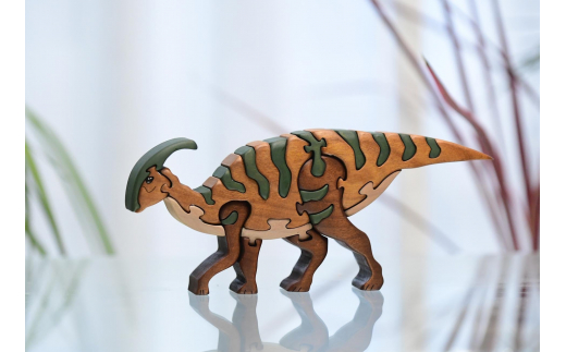パラサウロロフス 色付き 恐竜 かわいい 置物 プレゼント 知育 玩具