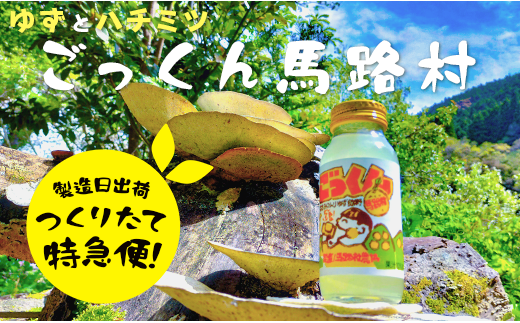 ごっくん馬路村 特急便 180ml×24本入 ゆずジュース フルーツジュース はちみつ ドリンク 清涼飲料水 お歳暮 お中元 ギフト 高知県  馬路村【516】 高知県馬路村｜ふるさとチョイス ふるさと納税サイト