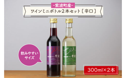 AL056 ワインミニボトル２本セット[辛口] - 岩手県紫波町｜ふるさと