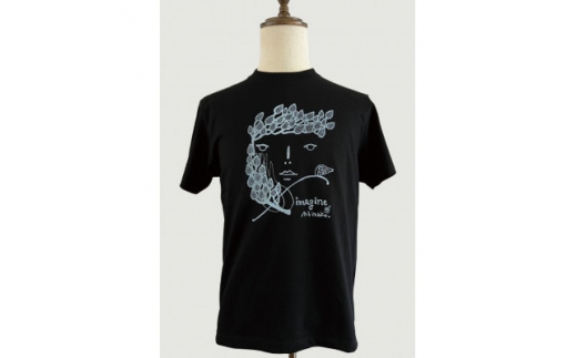 ふるさと納税 養父市 今子 imako「imagine」/ T-shirt・ユニセックス/ サイズS 今子 imako「imagine」/ T-shirt・ユニセックス/ サイズS