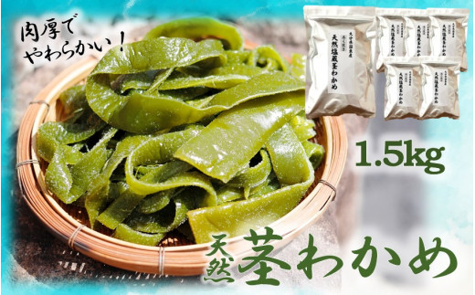 やわらか天然茎わかめ1.5kg（250g×6P）_2229R - 大分県国東市