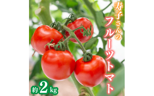 【 期間限定 】 野菜 フルーツトマト 約2kg 2キロ 箱詰め フルティカ ミニトマト エコファーマー 新鮮 安全 朝摘み 産地直送 農家直送  生産者直送 冷蔵 9千円 9000円 徳島県 阿波市