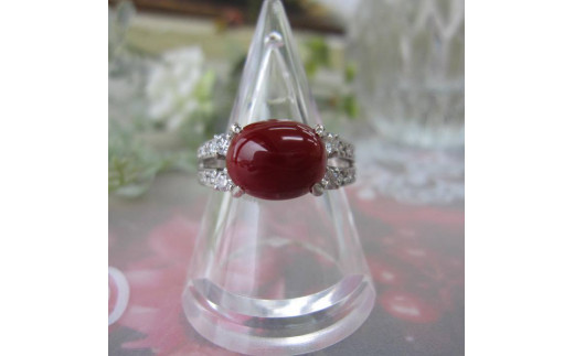 【高知県宿毛市】珊瑚職人館の珊瑚の指輪30