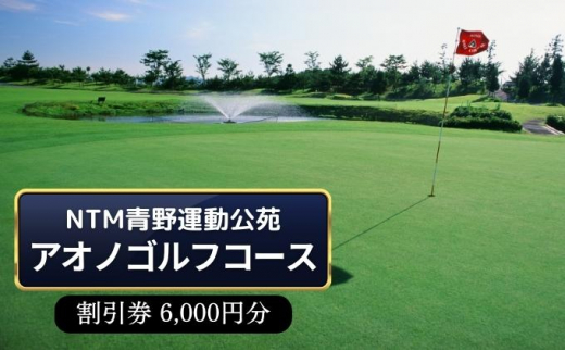 NTM青野運動公苑 アオノゴルフコース プレー割引券 6,000円分[ ゴルフ プレー券 兵庫県 加西市 ] 父の日 おすすめ ギフト - 兵庫県加西市｜ふるさとチョイス  - ふるさと納税サイト