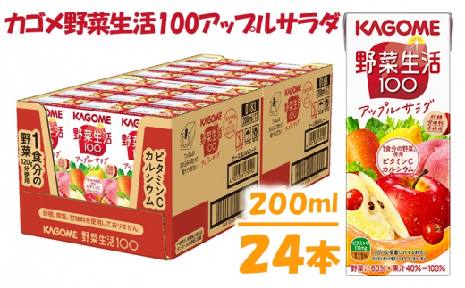 3ヶ月連続お届け】カゴメ トマトジュース 食塩無添加 (200ml*24本入